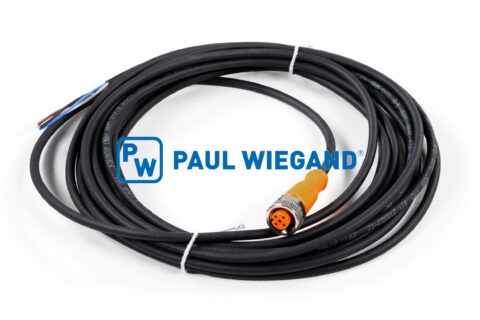 Kabel sterujący RAVO serii 5 czujnik prędkości piasta koła M12 4x0,34mm² lg: 5000