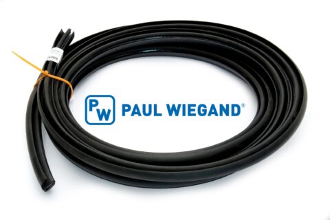 Profil ochronny krawędzi RAVO serii 5 Szyba boczna Drzwi boczne Kabina lewa/prawa EPDM/stal l: 4600 w: 18 h: 16 EURO 6