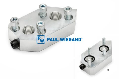 Kołnierz przyłączeniowy Faun Viatec AK 461 kompletna szczotka tarczowa silnika hydraulicznego