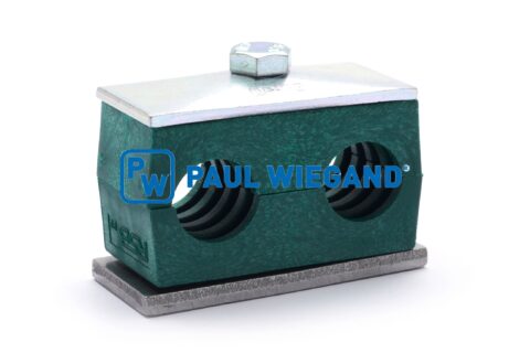 Obejma rurowa Faun Viatec kompletna DIN 3015-3 d: 20 l: 67 w: 30 h: 37