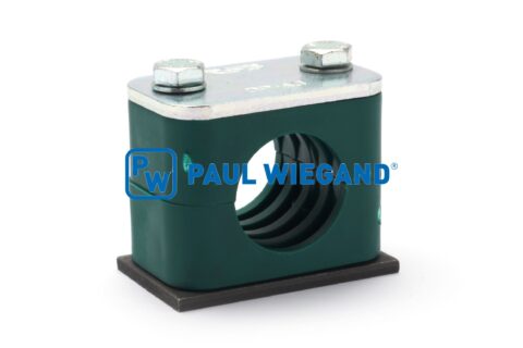 Zacisk rurowy Faun Viatec kompletny system wodny DIN 3015-1 d: 25 l: 50 w: 30 h: 36