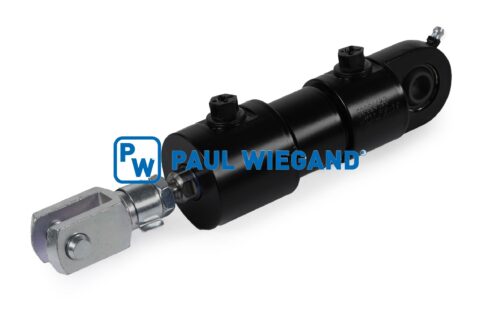 Siłownik hydrauliczny Schmidt Swingo serii 200 z regulacją nachylenia szczotki do chwastów w komplecie