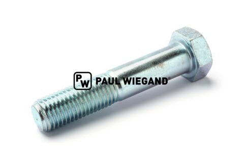Śruba z łbem sześciokątnym z chwytem Schmidta DIN/ISO 931/4014 podobna do 1 "x5" UNC ocynkowana