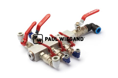 Dystrybutor wody Schmidt SK650 z 6-drogowym zaworem kulowym