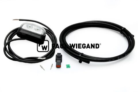 Lampa obrysowa Schmidt SK660 z wtyczką LED Pojemnik na materiał do zamiatania