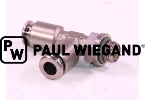 Złącze wciskane Siłownik pneumatyczny z trójnikiem Brock G1/8 "x 6
