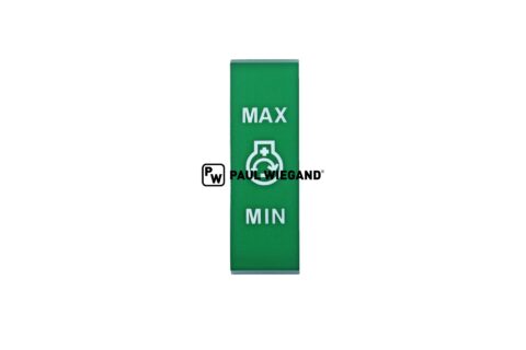 Symbol przełącznika Hako Citymaster 2000 regulacja prędkości miotły tarczowej "Min-Max"