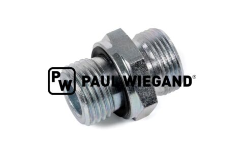 Złączka wkręcana Standardowe części Hako Podwójna pompa zębata Układ hydrauliczny DIN/ISO 2353/8434-1 G1/2"-15L (M22x1.5) ocynkowana
