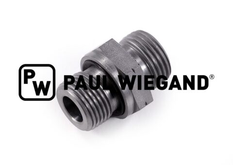 Złączka wkręcana Standardowe części Hako Podwójna pompa zębata Układ hydrauliczny DIN/ISO 2353/8434-1 G3/8"-12L (M18x1.5) ocynkowana