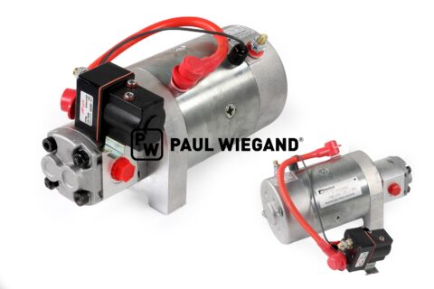 Pompa elektrohydrauliczna Johnston VT/VS 501 Nadwozie wywrotki 24VDC 2,2kW 2,7cm³