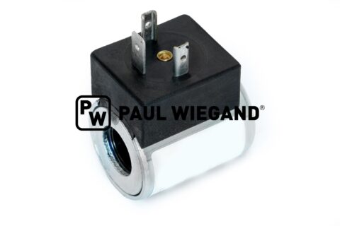 Cewka elektromagnetyczna Johnston C200 Blok sterowania hydrauliką roboczą D: 32 d: 12,9/13,1/15,6 h: 39,6 12VDC