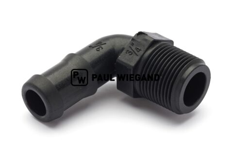 Kątowe złącze wkręcane pompy wodnej Johnston VT/VS 650 R3/4" poliamid 6 D: 19