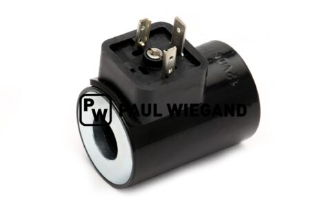 Cewka elektromagnetyczna Bucher Municipal Citycat 2020 blok sterujący pojemnik na zmiotki D: 37 d: 16 h: 53 12VDC