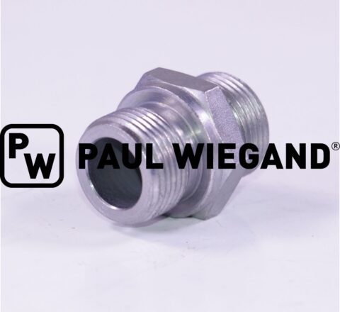 Złączka wkręcana Bucher Municipal Citycat 2020 przewód powrotny turbosprężarki DIN/ISO 2353/8434-1 M20x1.5-15L (M22x1.5) ocynkowana