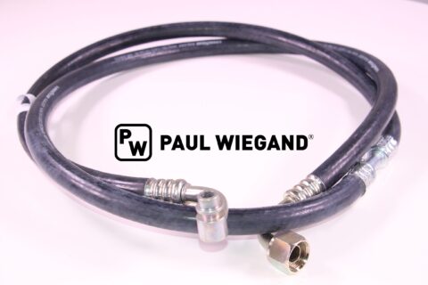 Wąż chłodniczy Bucher Municipal Citycat 5000 11/16"-14UN 2x90° l: 2800