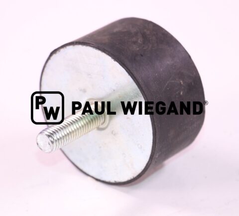 Zderzak gumowo-metalowy Bucher Municipal Citycat 5006 Dźwignia odchylająca M12x30 D: 75 h: 40
