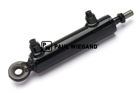 Siłownik hydrauliczny Bucher Municipal Citycat 5000 – zawieszenie ramienia zamiatarki po lewej stronie KS: 16 Skok: 100 EBM: 270 EURO 3/4