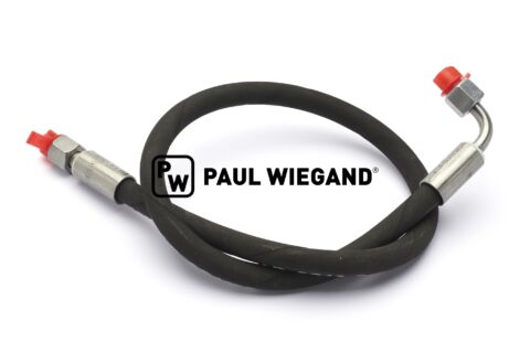 Wąż hydrauliczny Bucher Miejski siłownik hydrauliczny do podnoszenia miotły tarczowej M14x1.5-1x90° l: 760