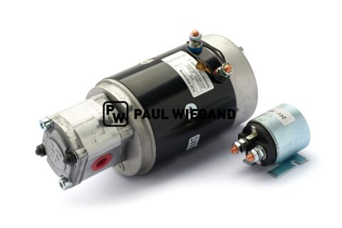 Pompa elektrohydrauliczna Bucher Municipal Cityfant 60/6000 przechylanie nadwozia 24VDC 3ccm/obr