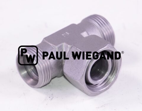 Trójnik z nakrętką DIN/ISO 2353/8434-1 22L (M30x2) ocynkowany
