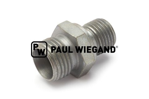 Złącze wkręcane Bucher Klapa pojemnika na odpady komunalne DIN/ISO 2353/8434-1 G1/4"-10L (M16x1.5) ocynkowana