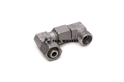 Złącze kolankowe z nakrętką DIN/ISO 2353/8434-1 10L (M16x1.5) ocynkowane