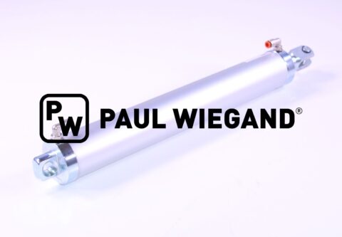 Siłownik pneumatyczny Bucher Municipal Cityfant 60/6000 Pojemnik na zmiotki Sito do liści kompletne G1/8" / M12x1.25 KD: 50 KS: 20 Skok: 310 EBM: 459 dwustronnego działania