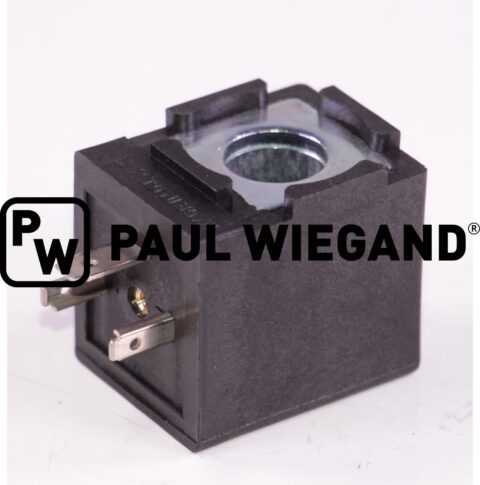 Cewka elektromagnetyczna Bucher Municipal Omnifant 80/8000 Rozdzielacz zaworu elektromagnetycznego wody d: 13,8/15/27 l: 32 w: 40 h: 37 24VDC