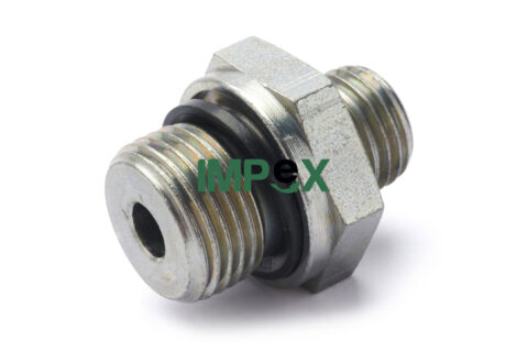 Złącze wkręcane Bucher Municipal DIN/ISO 2353/8434-1 M18x1.5-8L (M14x1.5) ocynkowane