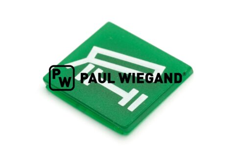 Bucher Miejski pojemnik na zmiotki Symbol przełącznika "Podnieś/opuść"