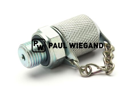 Złącze pomiarowe Bucher Municipal standardowe części układu hydraulicznego G1/4"-M16x2 ocynkowane