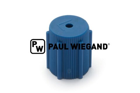 Zaślepka zaworu klimatyzacji Bucher Municipal standard parts niebieska