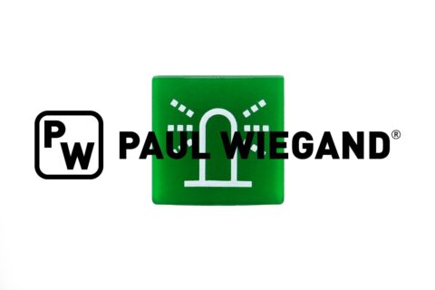 Symbol przełącznika Przełącznik Bucher Municipal " Obrotowa lampa ostrzegawcza " zielony
