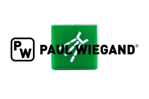 Symbol przełącznika Przełącznik Bucher Municipal " System natrysku wody " zielony