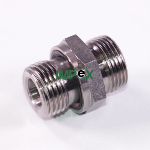 Złącze wkręcane Bucher Municipal – elementy normalizowane DIN/ISO 2353/8434-1 G1/2"-15L (M22x1,5) ocynkowane