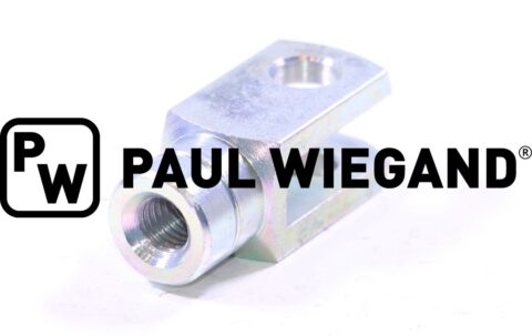 Clevis Bucher Komunalne części standardowe ze sprężynową śrubą składaną Cięgno DIN/ISO 71752/8140 M10 ocynkowane d: 10 l: 52 Gwint lewoskrętny