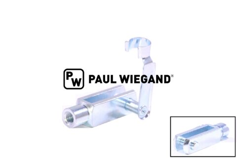 Łącznik prętowy z zawiasem sprężynowym DIN/ISO 71752/8140 M12 d: 12 l: 86