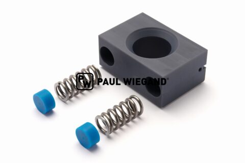 Blok ślizgowy Faun ENVIRONNEMENT Twinlift wózek podnośnikowy prowadzący kompletny