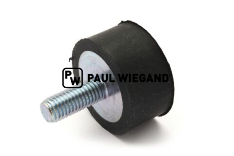 Zderzak gumowo-metalowy Faun ENVIRONNEMENT Unilift T.R.2 Podnośnik Wał główny M10x25 D: 40 h: 20 Typ "D"