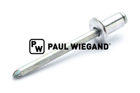 Nit płaski z łbem okrągłym aluminiowy/stalowy ocynkowany 6x10mm